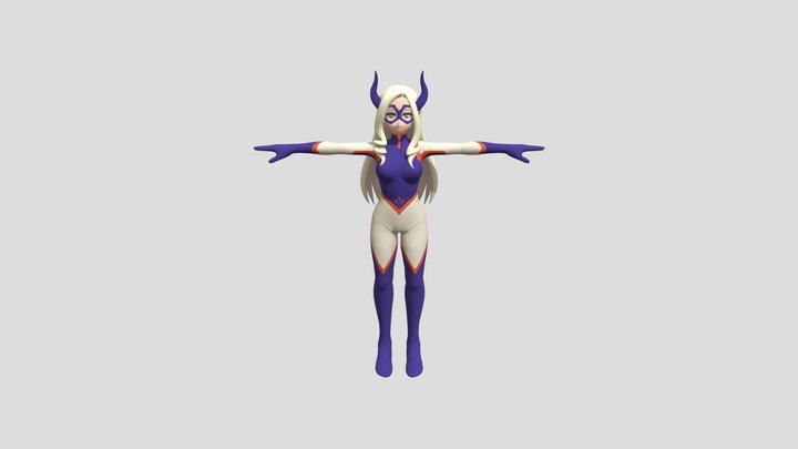 PC Computer - My Hero Ultra Rumble - Mt Lady 3D Model