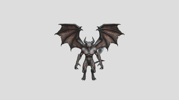demon 3d model 3D Model