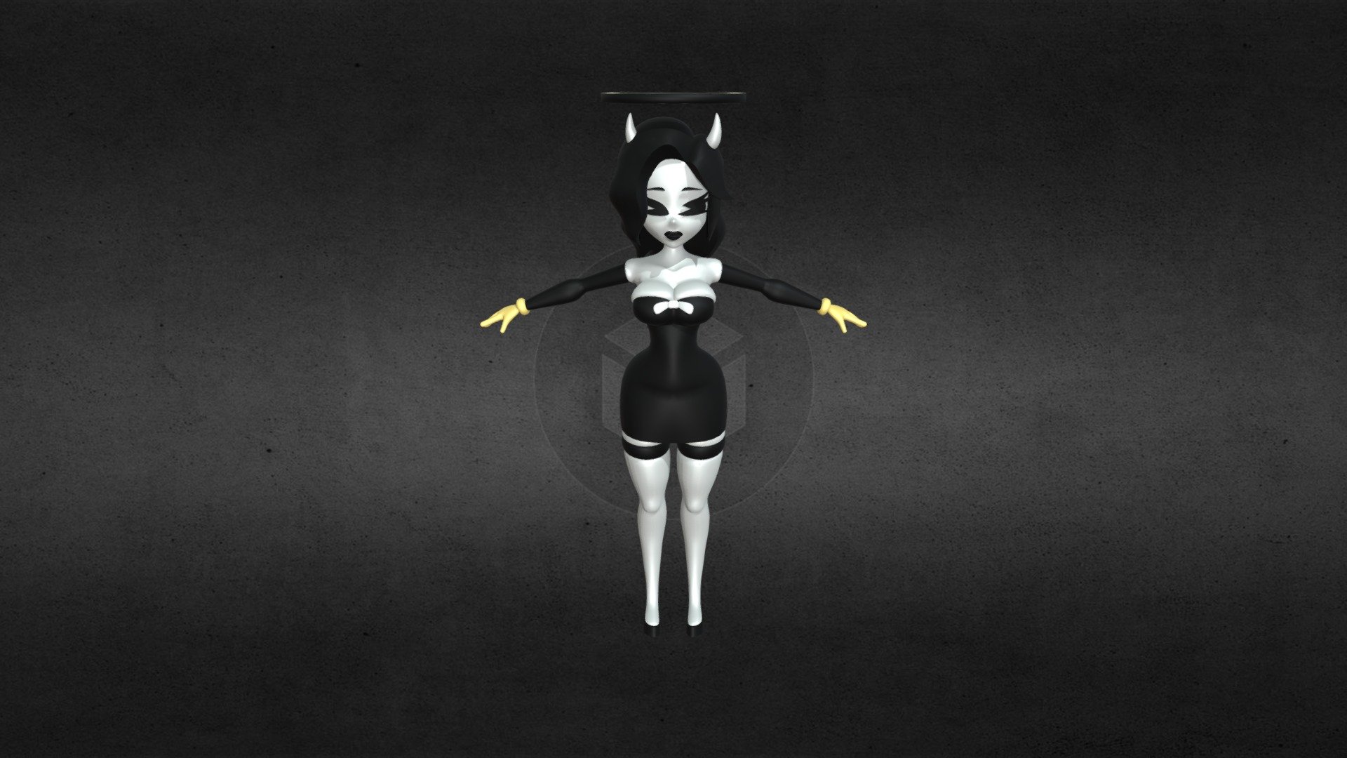 Alice Angel - Download Free 3D model by Dhext3r (@Gh4xt3r) [0fcd63a ...
