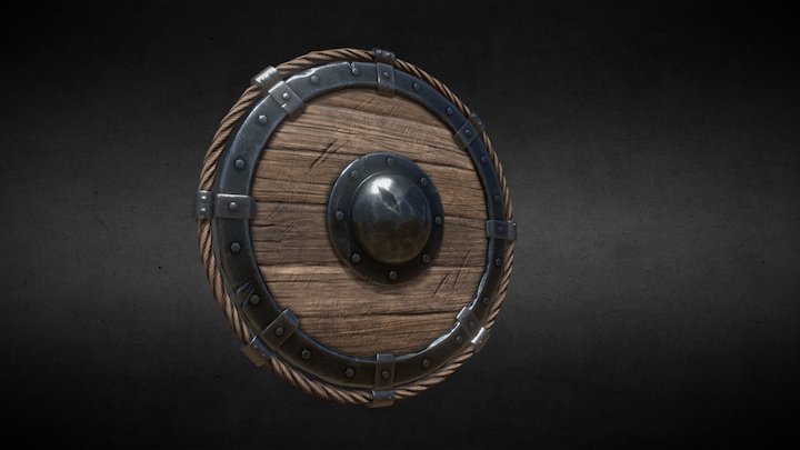 Dwarven Shield 3D Model