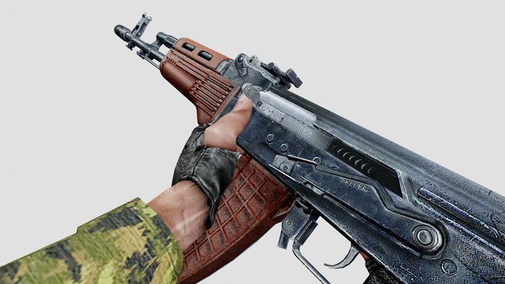 STALKER AKS-74 ReAnimation – Modello 3D gratuito STL