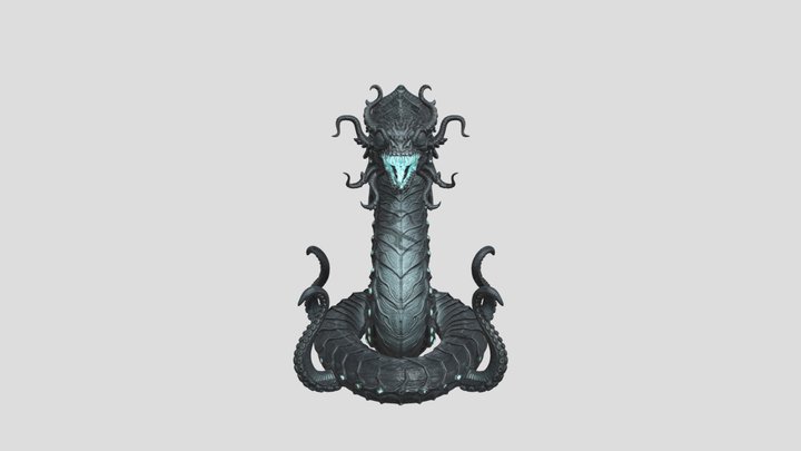 Abyssal Leviathan STL | Eldritch Deep-Sea…