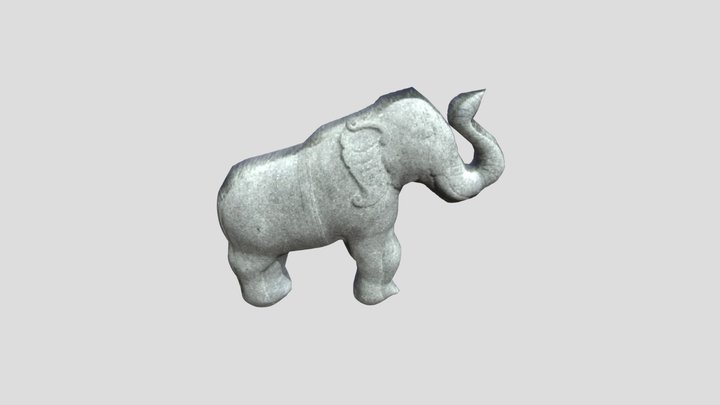 Relif Gajah 3D Model