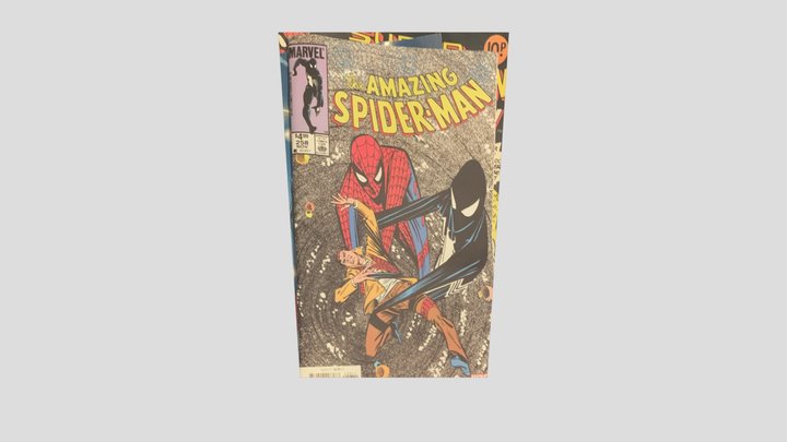 Bundle of Marvel's Spider-Man Comics, Game ready 3D Model
