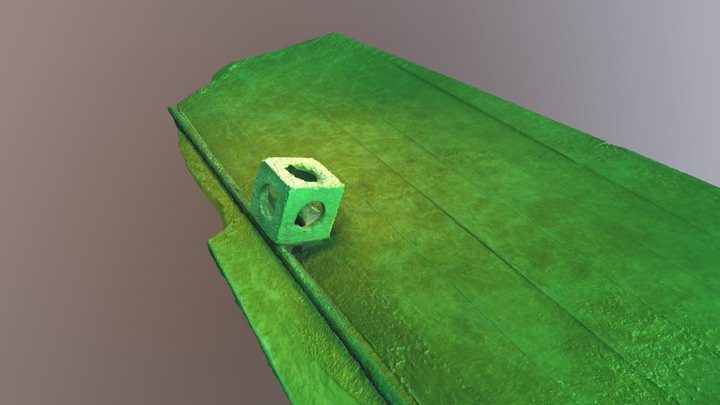 IANTD Photogrammetry Concrete block 3D Model