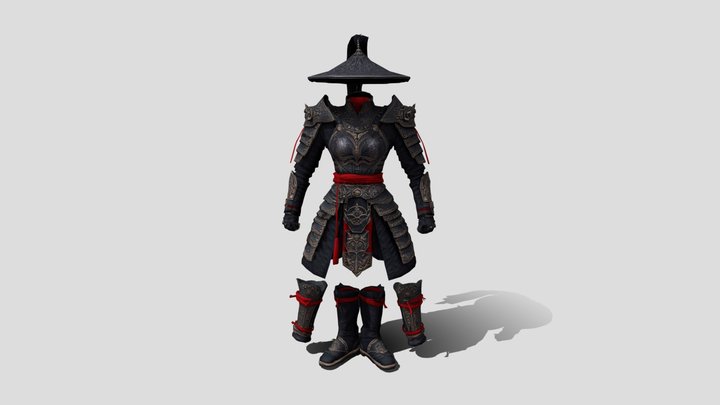 Low poly Warrior character clothes – Modello 3D gratuito STL