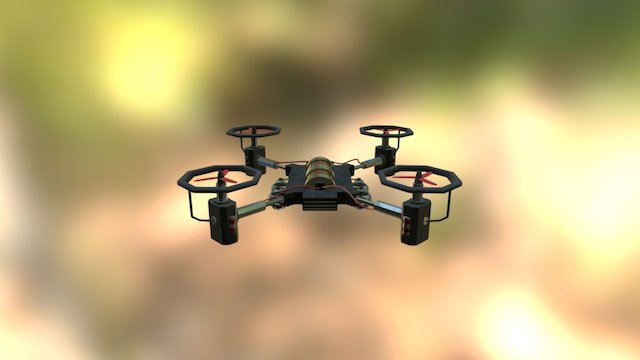 Drone to go with Mech 3D Model