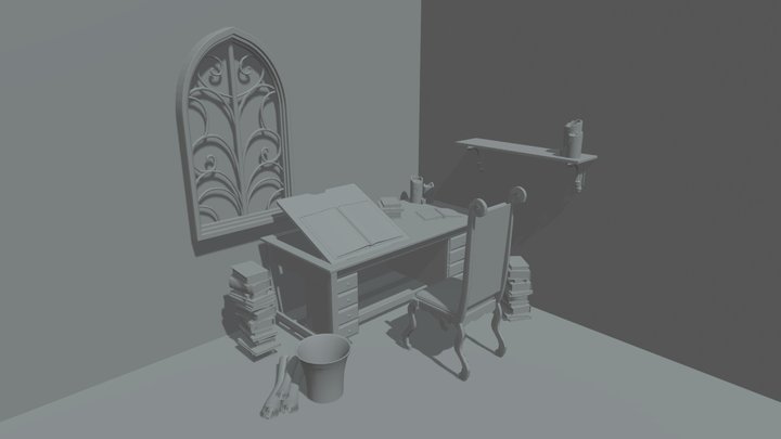 Fantasy Room 3D Model