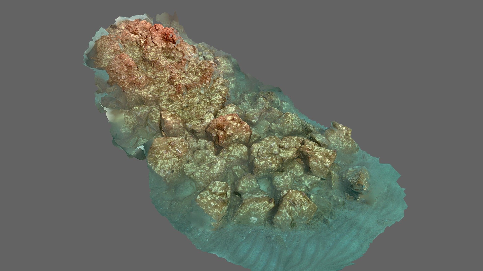 Honolii Reef Shelf 3D model by The MEGA Lab (themegalab) [0fd310d