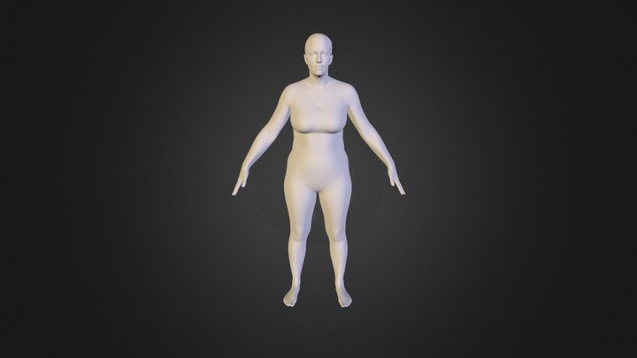 Jenny Body From Kinect (1) 3D Model