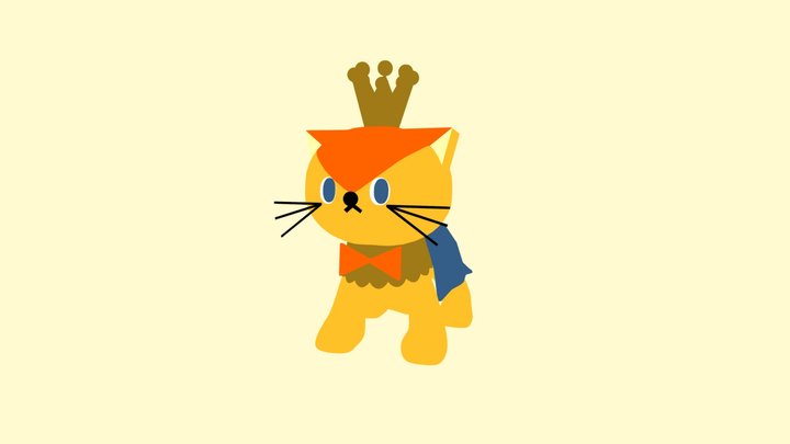 The Prince of Cat 3D Model