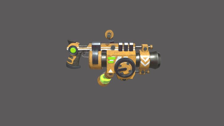 cartonGun 3D Model