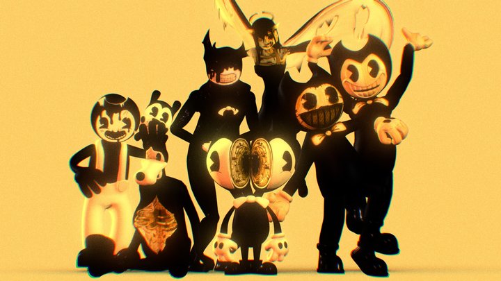 Bendy in Nightmare Run Boss Pack - 3D model by TheLapisBlock