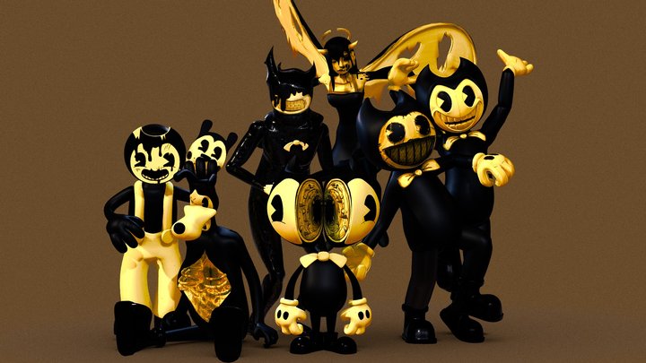 Reanimated Rejects Pack [Bendy] 3D Model