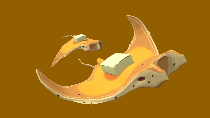 PANCAKE MANTA RAY 3D Model