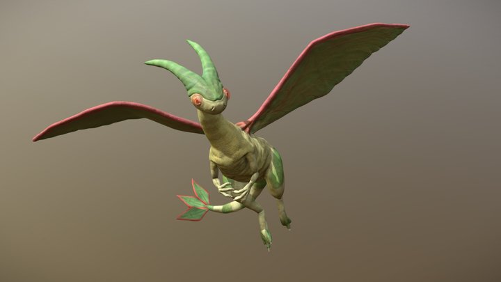 Flygon 3D Model