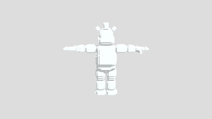 Freddy Minecraft Version 3D Model