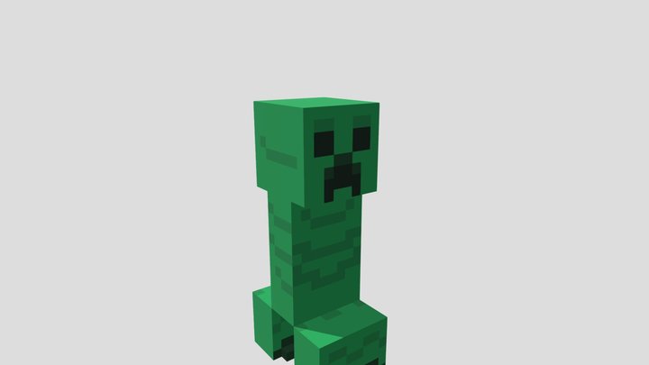 Minecraft custom creeper 3D Model