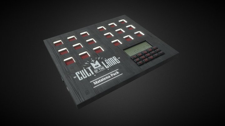 Matatena board game 3D Model