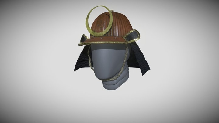 Kabuto Helmet 3D Model