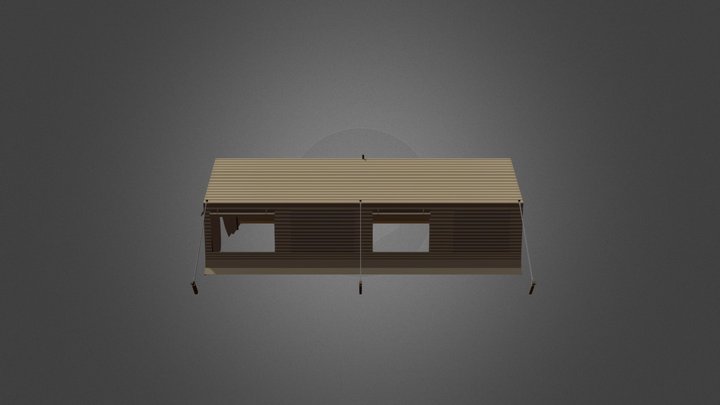 Military tent 3D Model