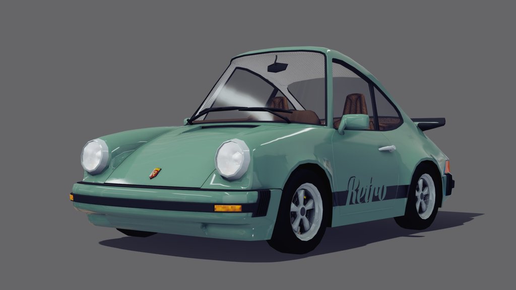 Cartoon Sports Car