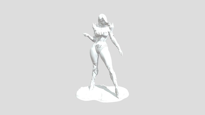 Marvel Rivals Emma Frost 3D Model