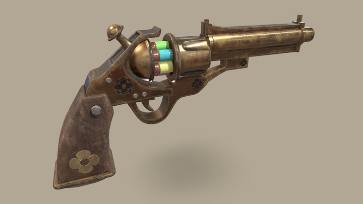 Pistol - Dai Gyakuten Saiban 3D Model