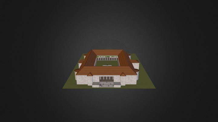 Portico of Livia 3D Model