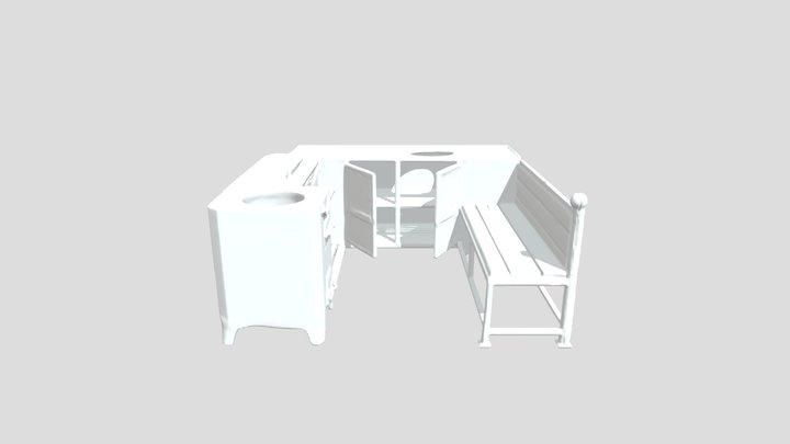Мангал "Шеф-повар-42" по т.84957644402 3D Model