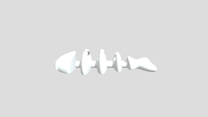 Fish Bone 3D Model