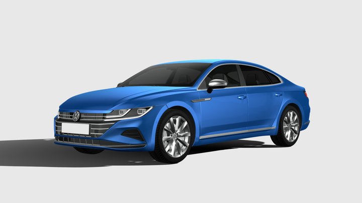 Volkswagen Arteon Hybrid 2021 3D Model