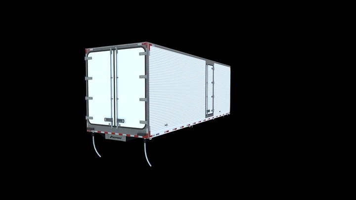 Frigorífico Gancheiro Sobrechassi 3D Model
