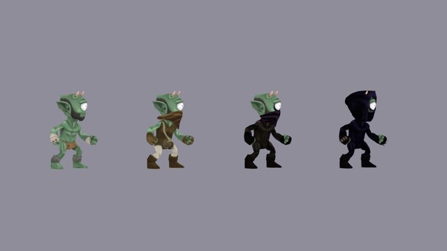 Oni Giovanni (Rouge) Animations 3D Model