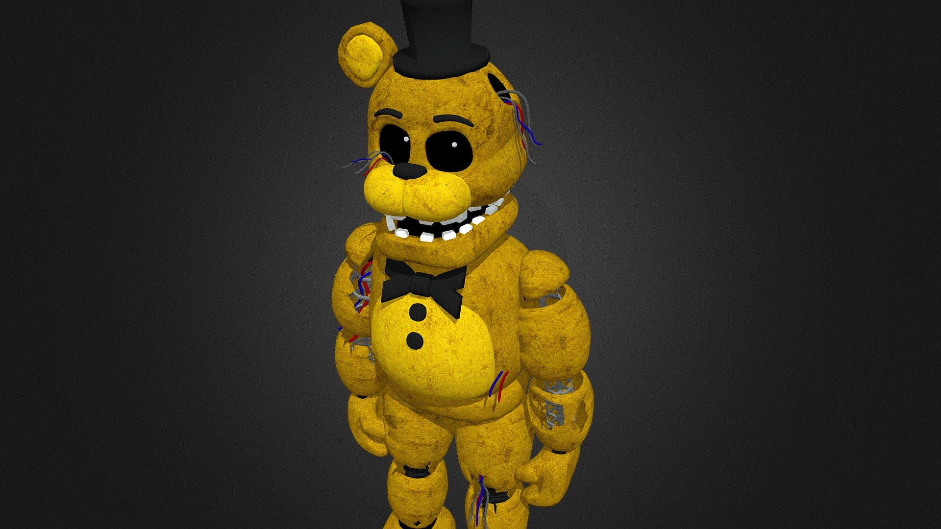 FNaF 2 Withered Freddy - Download Free 3D model by lissandroamorarios  (@lissandroamorarios) [0e0e214]