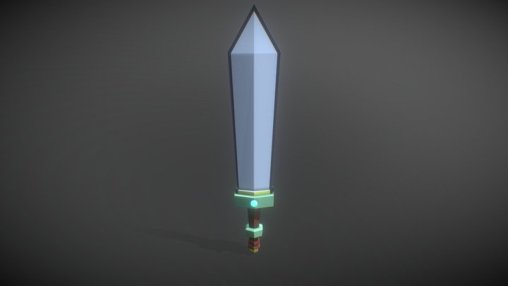 Beginner-tutorial-sword 3D Model