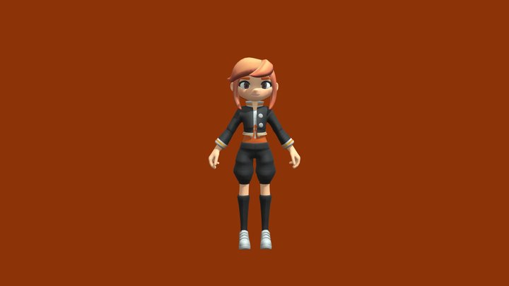 SMG4 - Meggy (Human/College/Ponytail/Coach)