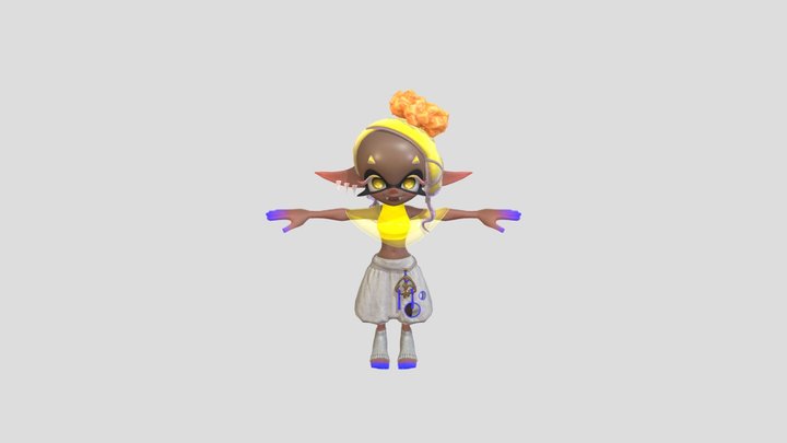 Nintendo Switch - Splatoon 3 - Frye 3D Model