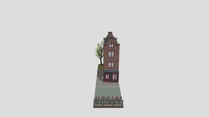 1GD28 - Rowhome test upload 3D Model