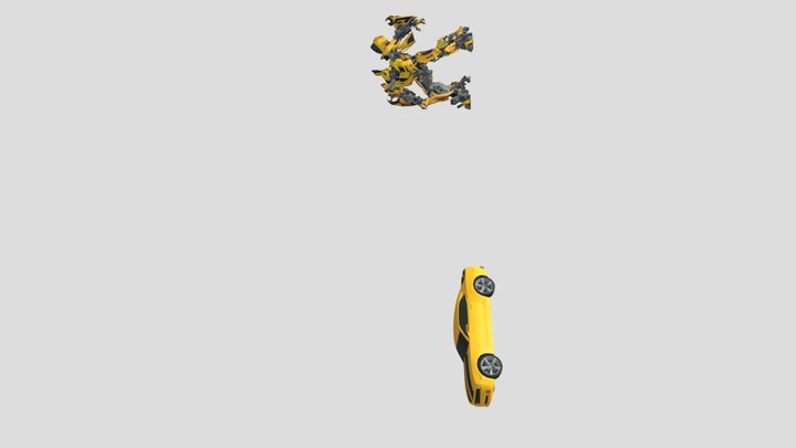 Bumblebee Transformer ( by Fajar Himawan ) 3D Model