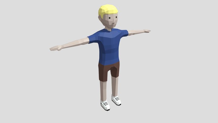 Kid 3 3D Model