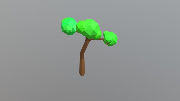 Another Simple Low Poly Tree 3D Model