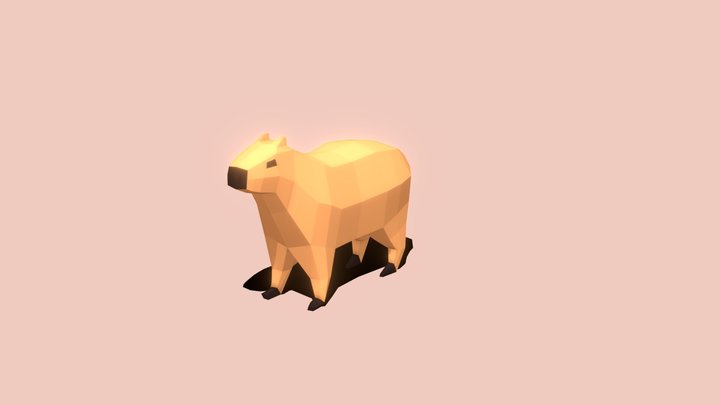 Minecraft Capybara - 3D model by KaerthModels (@KaerthModels