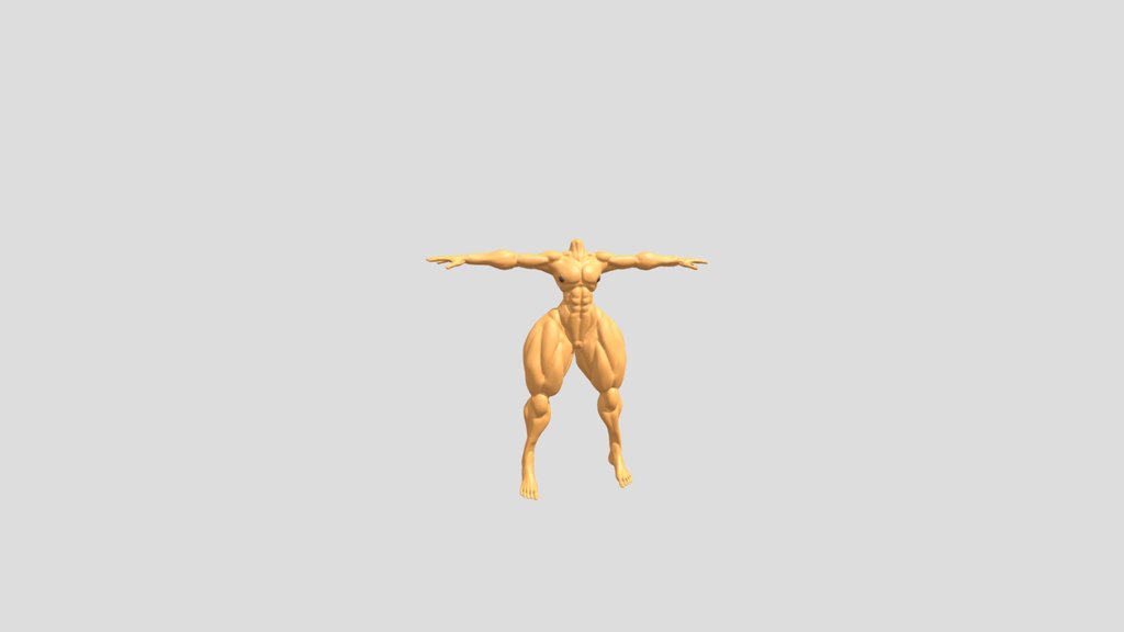 Muscular femboy base