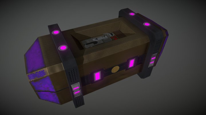 Crate 3D Model