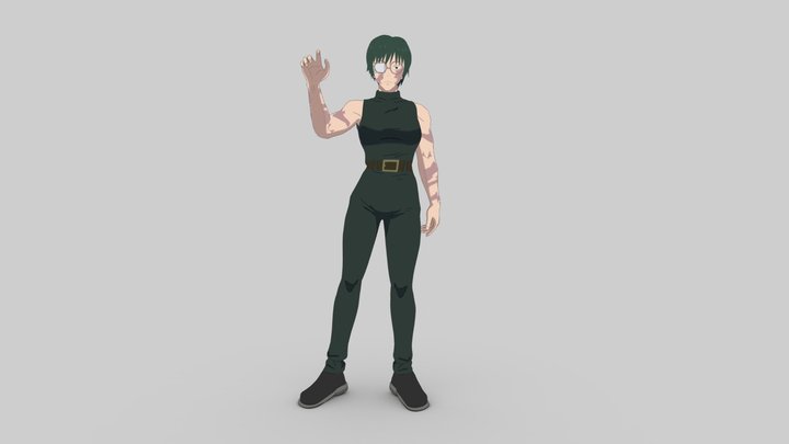 Maki Zenin - jujutsu kaisen 3D Model