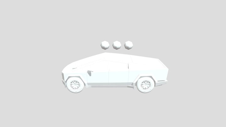 Tesla Cybertruck 2025 – Modello 3D gratuito STL