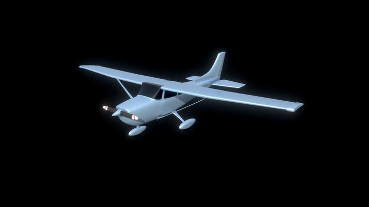 Cessna 172 Skyhawk Model 3D Model