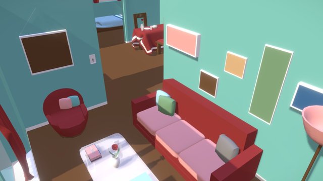 You Don't Need A Big House To Be Happy 3D Model