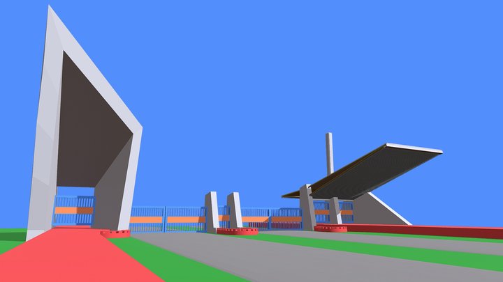 SUST gate 3D Model